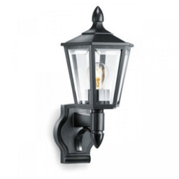 Steinel Outdoor Wall Light L 15 Black No Sensor Classic Latern - thumbnail 1