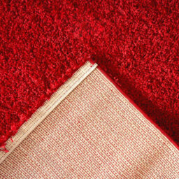 "Bravich Bright Red Thick Shaggy Rug - California - 110X160Cm (3'7X5'4"")" - thumbnail 5