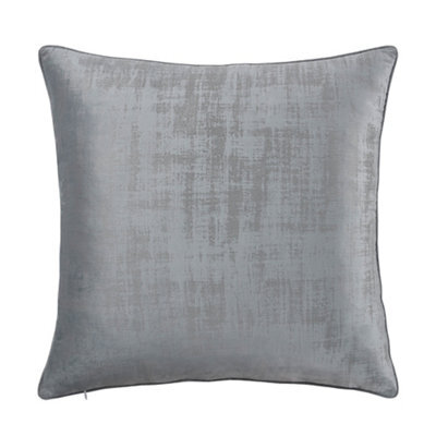 GoodHome Ruvor Light Grey Indoor Cushion, (L)55Cm X (W)55Cm - image 1