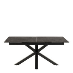 Furniture To Go Heaven Extendable Dining Table With Ceramic Black Top (L) 210Cm Seats Up To 6 - thumbnail 2