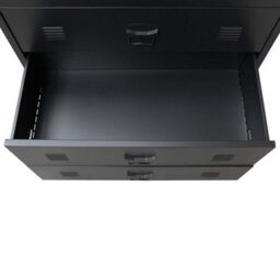Berkfield Chest Of Drawers Metal Industrial Style 78X40X93 Cm Black - thumbnail 8