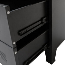 Berkfield Chest Of Drawers Metal Industrial Style 78X40X93 Cm Black - thumbnail 6