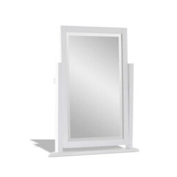 Statement Furniture Edward Hopper White Dressing Table Mirror - thumbnail 3