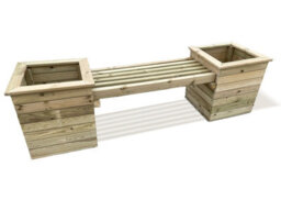 Churnet Valley Garden Furniture Ltd Planter Bench - Timber - L51 X W194 X H55 Cm - Minimal Assembly Required - thumbnail 2
