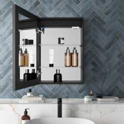 Affine Led Bathroom Mirror Cabinet Demister Shaver Socket Touch Wall Mounted 750X500mm - thumbnail 3