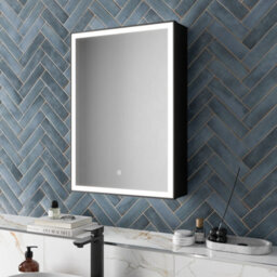 Affine Led Bathroom Mirror Cabinet Demister Shaver Socket Touch Wall Mounted 750X500mm - thumbnail 2