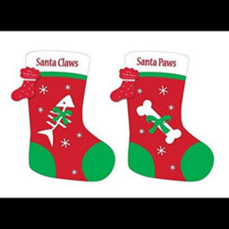 Anker Cat 'santa Claws' Christmas Stocking - thumbnail 3
