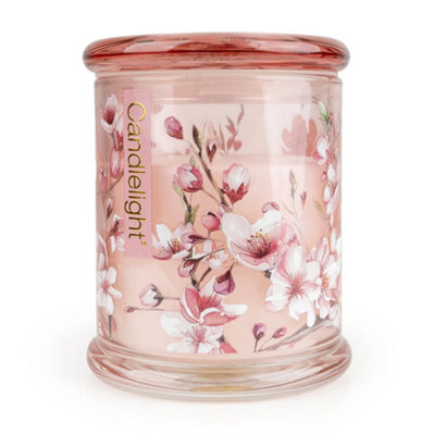 Candlelight Large Glass Jar Candle - Cherry Blossom & Sakura - image 1