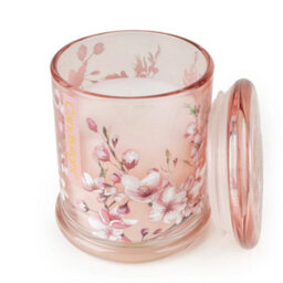 Candlelight Large Glass Jar Candle - Cherry Blossom & Sakura - thumbnail 3