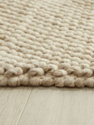 Natural Wool Rug, Anti-Shed Handmade Rug, Easy To Clean Rug, Modern Plain Rug For Bedroom, & Living Room-120Cm X 170Cm - thumbnail 2