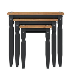 Nest Of Tables Charcoal Piccolo Solid Pine 3 Living By - thumbnail 3
