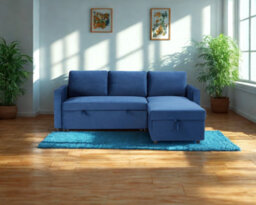 DS Living The Tranquilo 3 Seater Sofa Bed In Black Or Navy