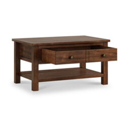 Duchy Acacia 85Cm Coffee Table With Drawer - By Roseland Furniture - thumbnail 4