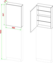 Vcm Wood Shoe Cabinet Shoe Rack Fulisa Xl - thumbnail 4