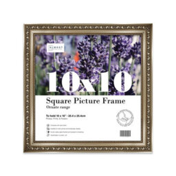 10X10 Gunmetal  Ornate Picture Frame (25.4 X 25.4Cm) Poster, Photo, Artwork, Gallery Wall Or Print - thumbnail 1