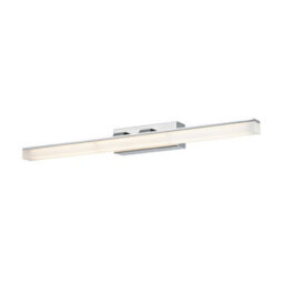 Luminosa Lighting Luminosa Modern Led Wall Lamp Chrome, Warm White 3000K 840Lm