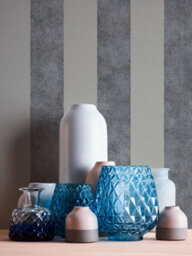 As Creation Bricoflor Dark Grey And Beige Striped Wallpaper In Vintage Look Thick Striped 10.05 X 0.53 M - thumbnail 5