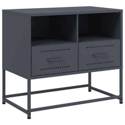 Berkfield Industrial Tv Cabinet Anthracite 68X39X60.5 Cm Steel - image 1