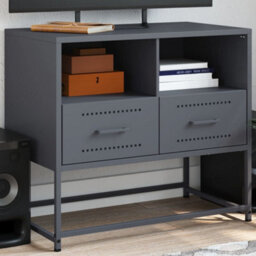 Berkfield Industrial Tv Cabinet Anthracite 68X39X60.5 Cm Steel - thumbnail 2