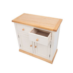 Cabinet Bits Trevi Off White 2 Drawer 2 Door Sideboard Wood Knob - thumbnail 5