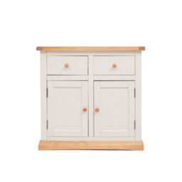 Cabinet Bits Trevi Off White 2 Drawer 2 Door Sideboard Wood Knob - thumbnail 1