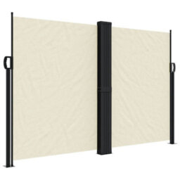 Walplus Retractable Side Awning Garden Sun Shade Canopy Gazebo For Back Door, Porch, Patio Cream 160X600 Cm - thumbnail 2