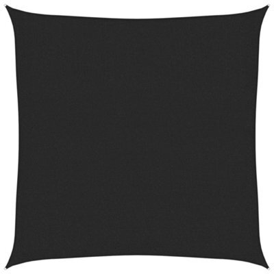 Vidaxl Sunshade Sail 160 G/m² Black 2.5X2.5 M Hdpe - image 1