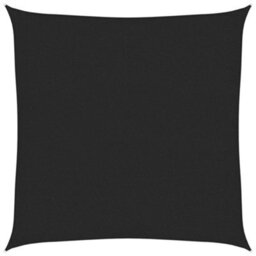 Vidaxl Sunshade Sail 160 G/m² Black 2.5X2.5 M Hdpe - thumbnail 1