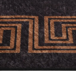 Berkfield Rug Washable Black And Gold 400X300 Cm Anti Slip - thumbnail 6