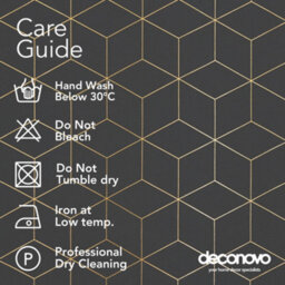 Deconovo Blackout Functional Eyelet Curtains, Gold Diamond Printed Thermal Insulated Curtains, W66 X L54 Inch, Dark Grey, One Pair - thumbnail 7