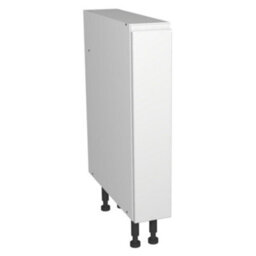 Gower Rapide+ Capri White Pull Out Cabinet - 150mm - Soft Close Drawer - Adjustable Shelves & 16mm Mfc Kitchen Unit Cabinet - thumbnail 1