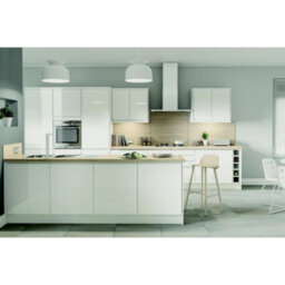 Gower Rapide+ Capri White Pull Out Cabinet - 150mm - Soft Close Drawer - Adjustable Shelves & 16mm Mfc Kitchen Unit Cabinet - thumbnail 3