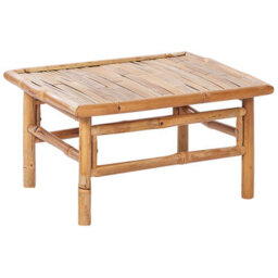 Beliani Garden Coffee Table Cerreto 55 Cm 64 Cm Bamboo Brown