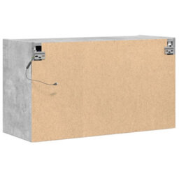 Berkfield Durable Tv Wall Cabinet With Led Lights Concrete Grey 80X31X45 Cm - thumbnail 8
