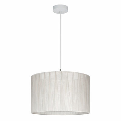 CGC Interiors Cgc Sylvie Silk Pleated Round Drum Lamp Shade - image 1