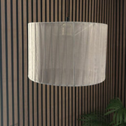 CGC Interiors Cgc Sylvie Silk Pleated Round Drum Lamp Shade - thumbnail 7