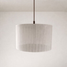 CGC Interiors Cgc Sylvie Silk Pleated Round Drum Lamp Shade - thumbnail 5