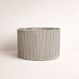 CGC Interiors Cgc Sylvie Silk Pleated Round Drum Lamp Shade - thumbnail 3