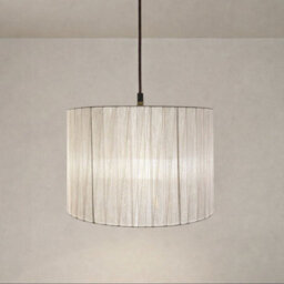 CGC Interiors Cgc Sylvie Silk Pleated Round Drum Lamp Shade - thumbnail 2