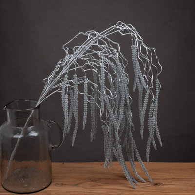 Hill Interiors Amaranthus Christmas Artificial Plant Silver (One Size)