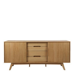 Furniture To Go Marte 2 Door 4 Drawers Sideboard In Oak - thumbnail 2