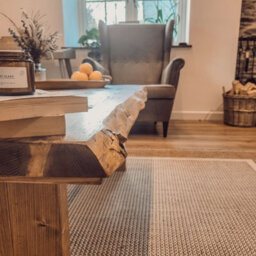 Lina Chunky Live / Waney Edge Coffee Table L100Xw40Xh35Cm - thumbnail 6