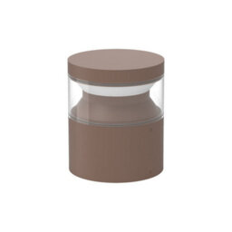 Ideal Lux Luminosa Boeing 15Cm Led Outdoor Pedestal Light Coffee 3000K Ip65