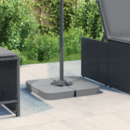 Walplus 4 Piece Parasol Base Set For Cross Stand Parasol 100 Kg Pp - thumbnail 1