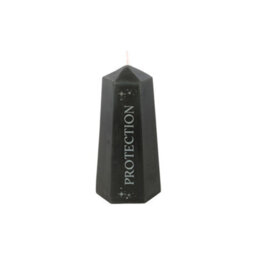 Protection Crystal Candle With Black Obsidian - Energy Shield & Clarity - thumbnail 3