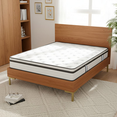 Darphe Double Mattress Foam Pocket Spring Hybrid Mattress W 1350 X D 1900 X H 270 mm - image 1