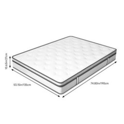 Darphe Double Mattress Foam Pocket Spring Hybrid Mattress W 1350 X D 1900 X H 270 mm - thumbnail 8