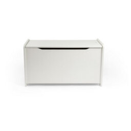 Tidlo White Toy Chest - Storage Box With Soft-Close Lid, Wooden Chests For Toys - thumbnail 5
