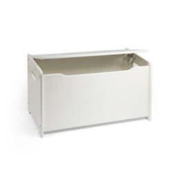 Tidlo White Toy Chest - Storage Box With Soft-Close Lid, Wooden Chests For Toys - thumbnail 3