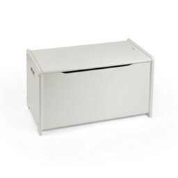 Tidlo White Toy Chest - Storage Box With Soft-Close Lid, Wooden Chests For Toys - thumbnail 1